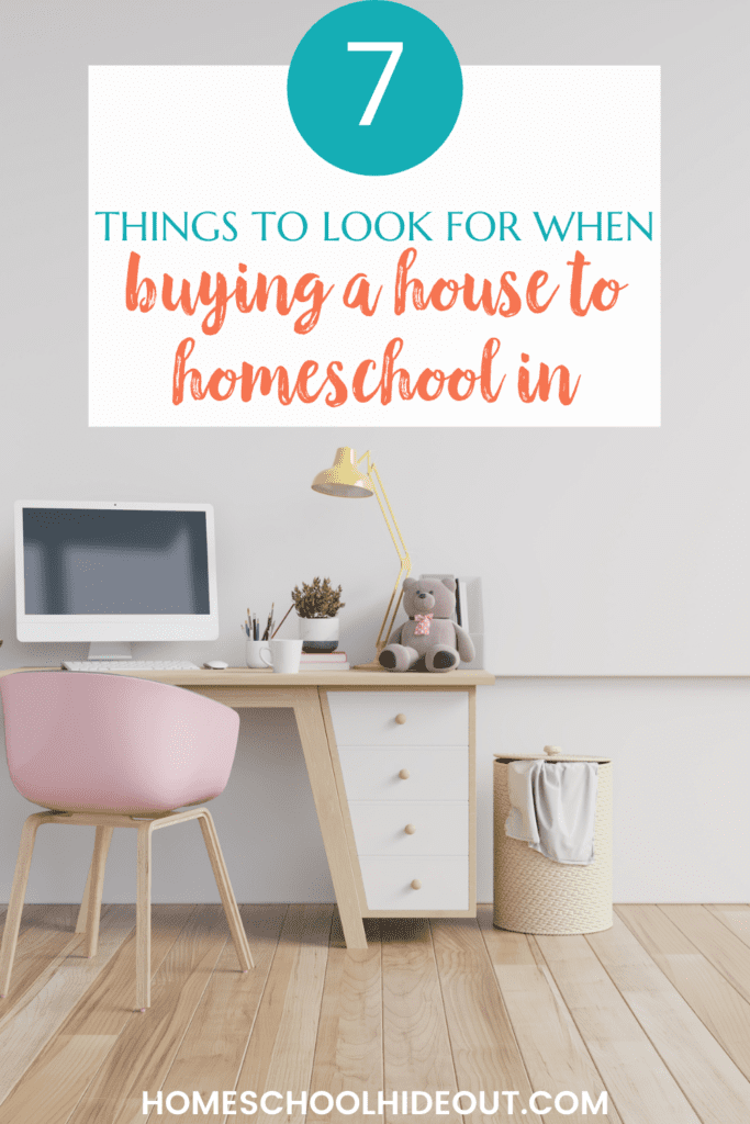 This list of things to look for when buying a house to homeschool in is EXACTLY what I needed! I never would've thought of #6!