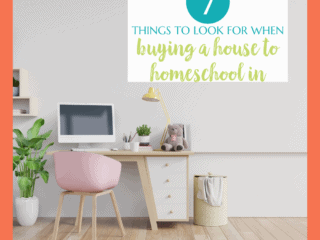 This list of things to look for when buying a house to homeschool in is EXACTLY what I needed! I never would've thought of #6!