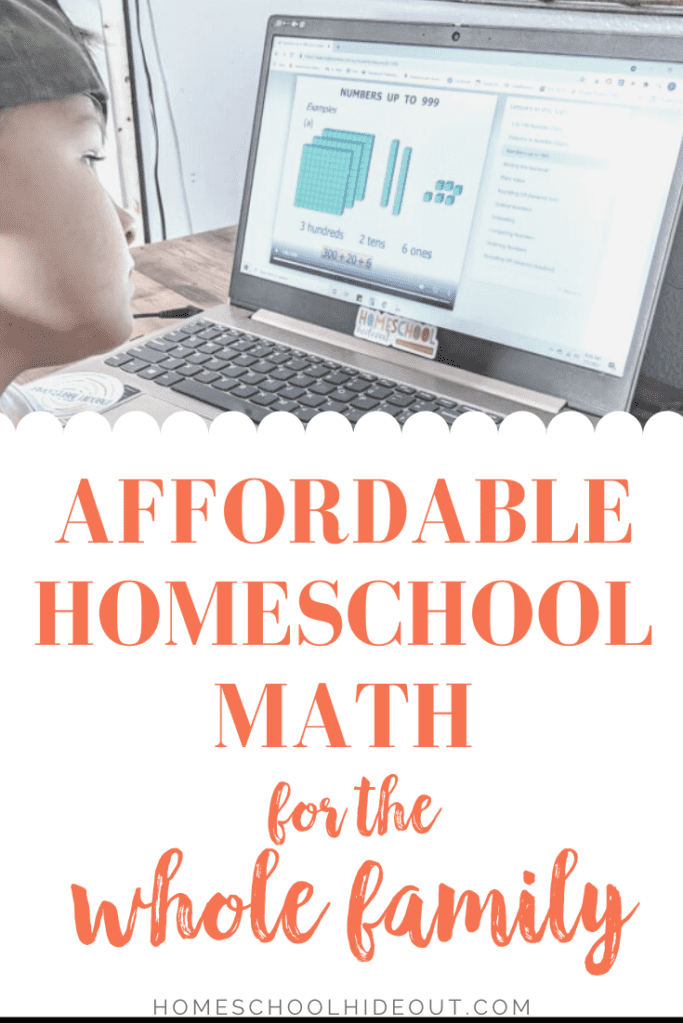 CTCMath is the ultimate homeschool math on a budget. I pay just a fraction for the WHOLE family than I did for just one kid!