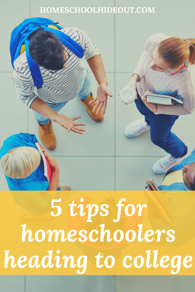 Starting college as a homeschooler is scary but these tips help you feel more confident and in control!
