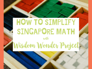Singapore math is an amazing curriculum but it can be scary to teach! Wisdom Wonder Project can help. We love the engaging lessons and interactive activities.
