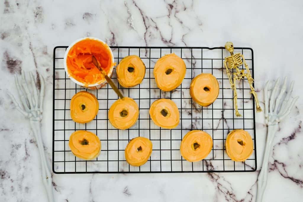 Halloween air fryer donuts? Yes, please! These are as yummy as they are adorable!