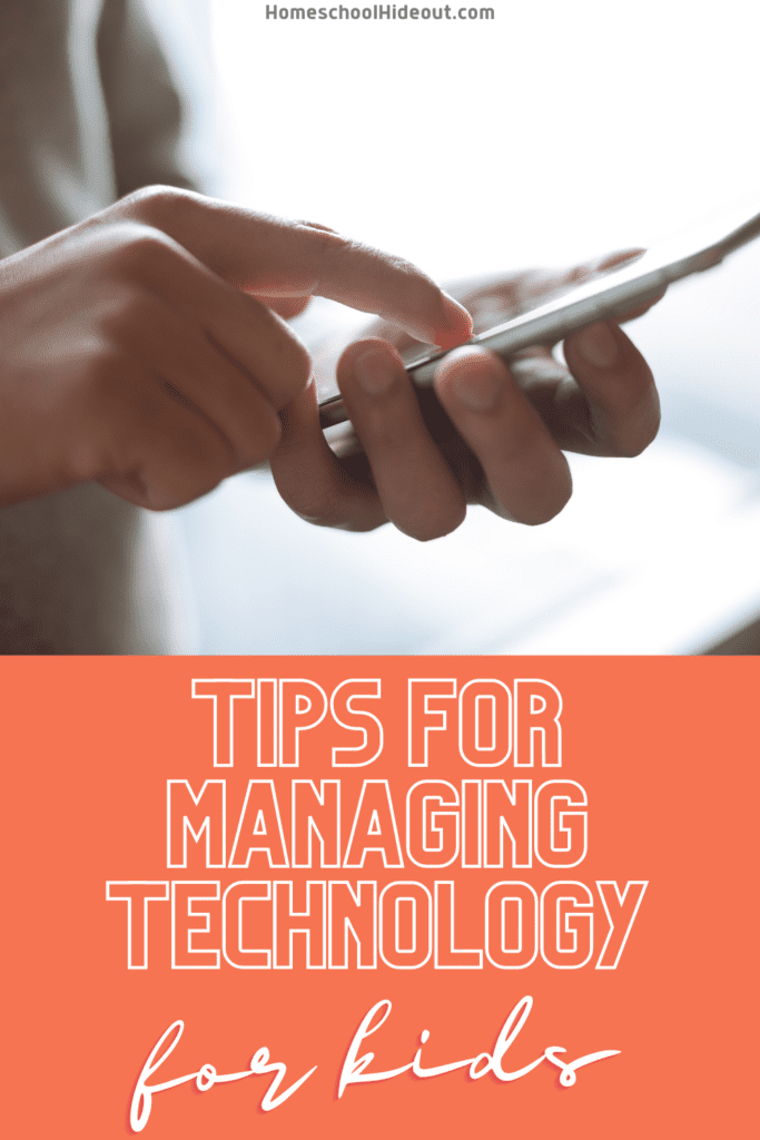 These tips to manage technology for kids are AWeSOME!