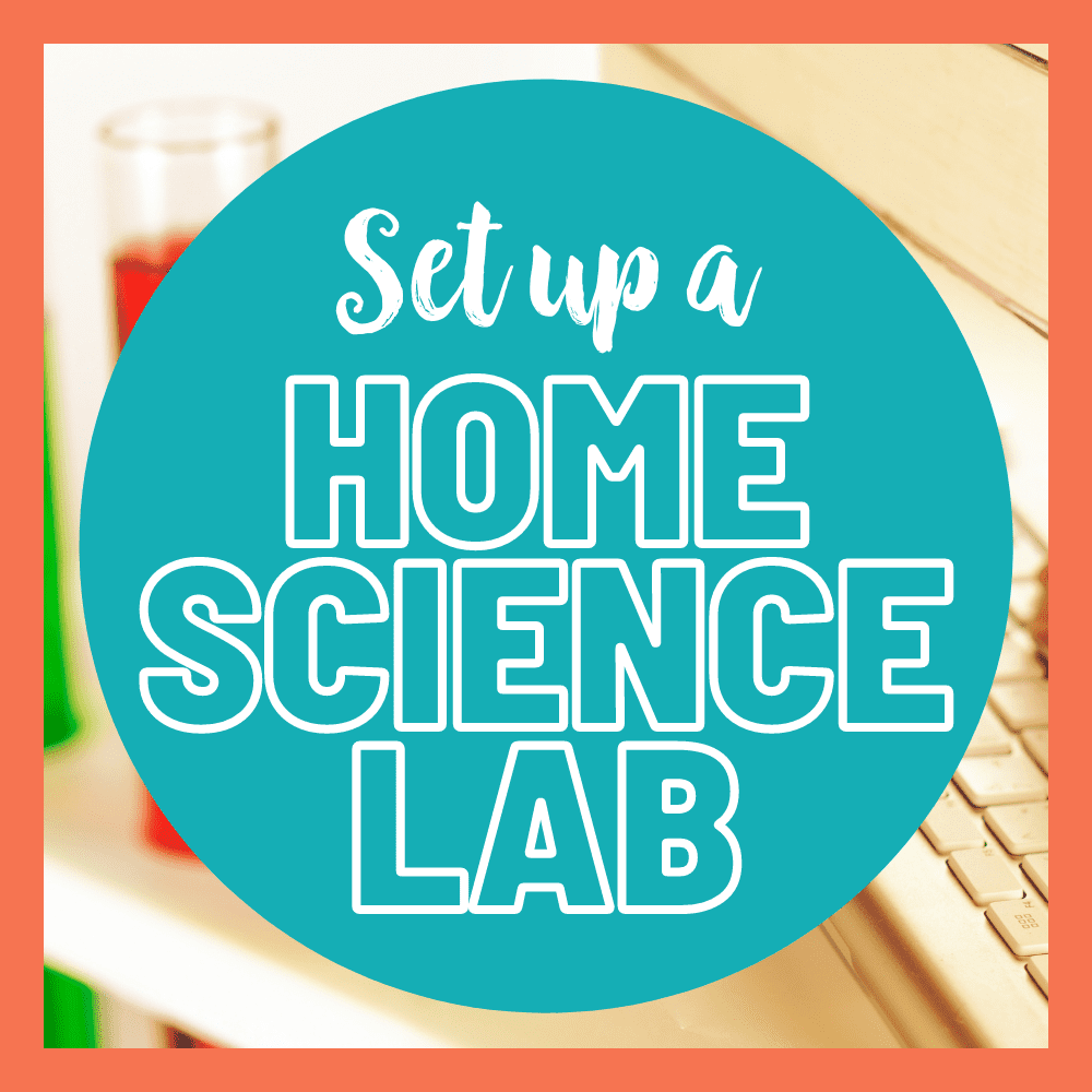 These tips for a home science lab are AWESOME!