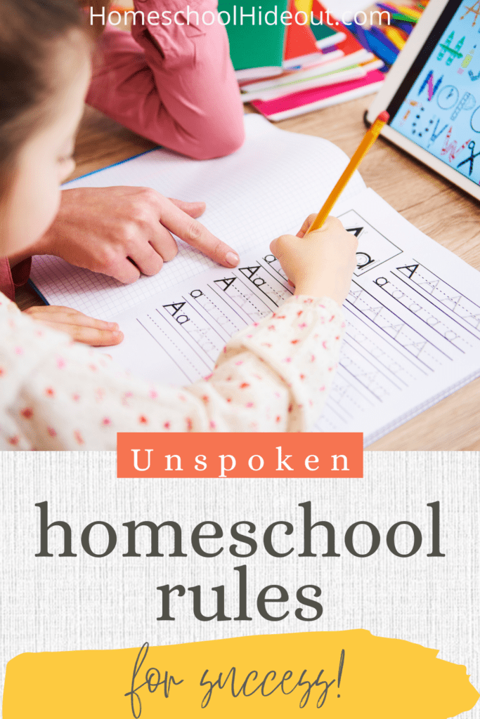 These homeschooling rules will make your life so much easier for both you and your kiddo!