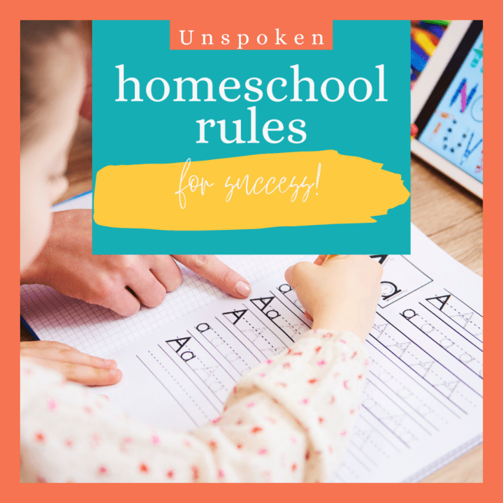 These homeschooling rules will make your life so much easier for both you and your kiddo!