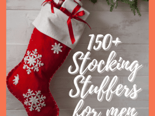 Wow! This list of stocking stuffers for men just hit every single guy on my shopping list!