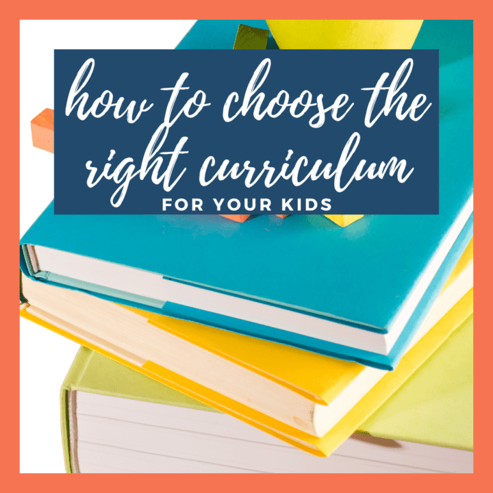 It's hard to choose the right curriculum for your kids but these tips are super helpful!