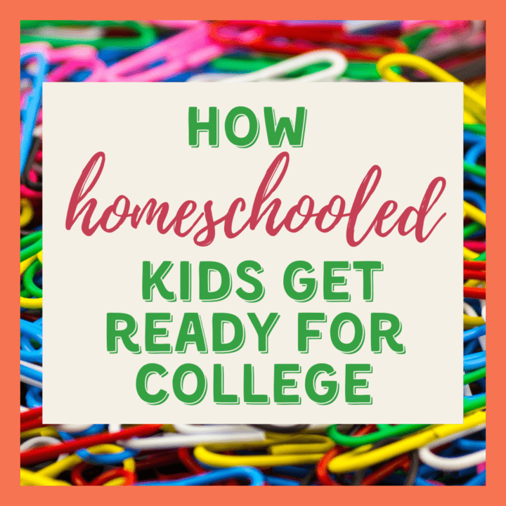 I always wondered how homeschooled kids get ready for college and now I know!