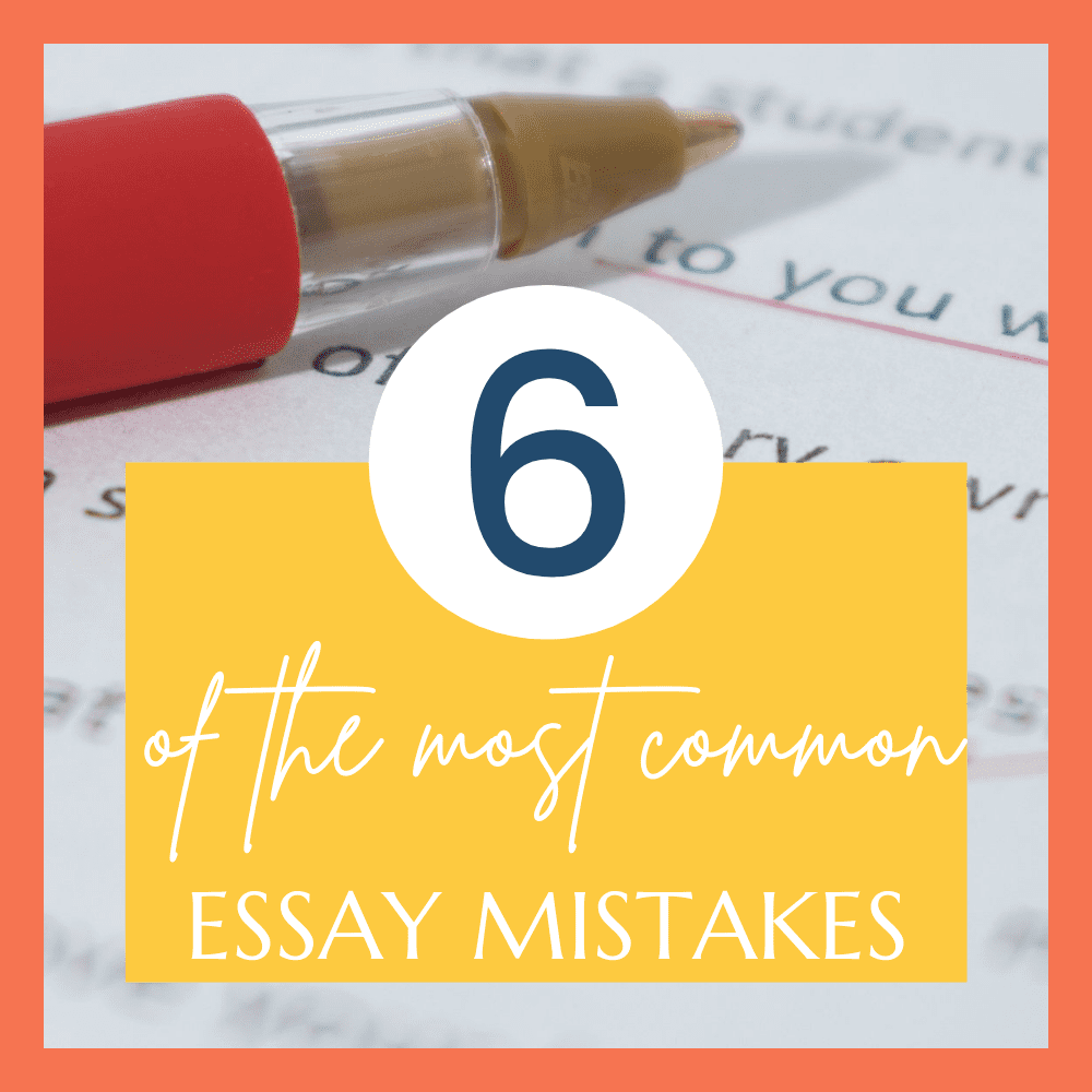 I never even knew I was making these common essay mistakes! Ooops!