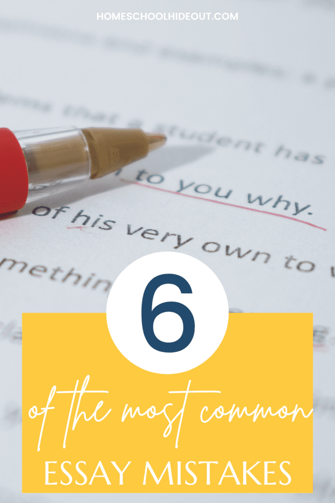 I never even knew I was making these common essay mistakes! Ooops!