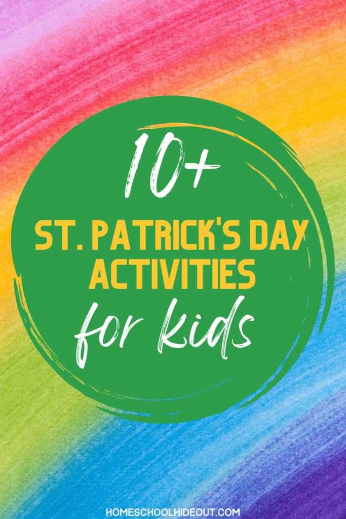 This list of St. Patrick's Day activities for kids is JUST what I needed! Educational and FUN!