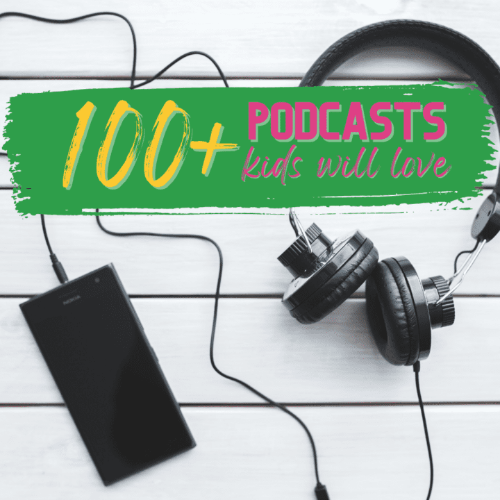 Choose from over 100 podcasts for kids and you will never have to listen to 