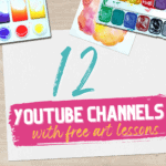 12 Art Lessons on YouTube Your Kiddos will Love!