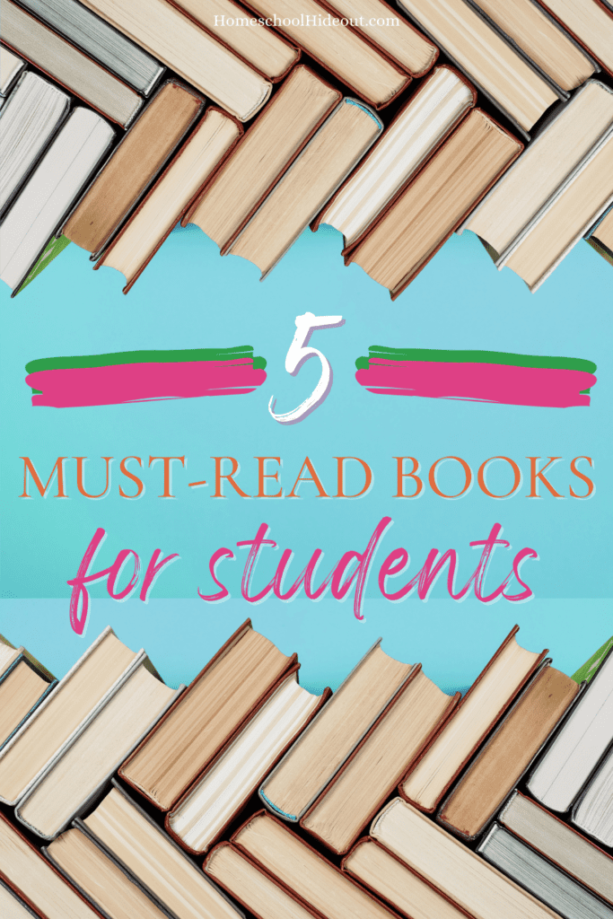Love this list of must-read books for students!