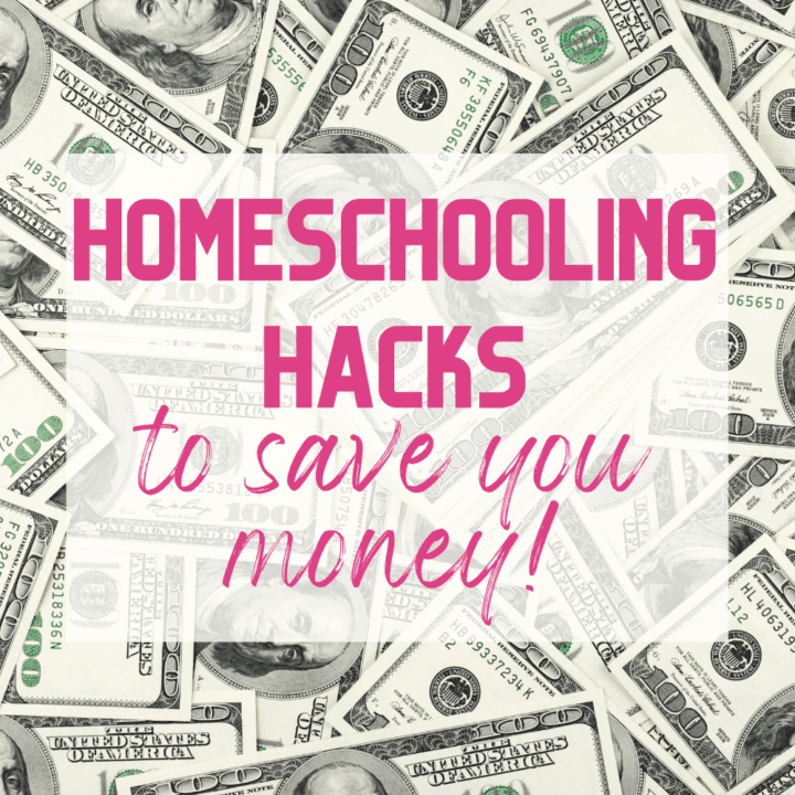 LOVE these homeschool hacks to save money! #4 is my favorite.