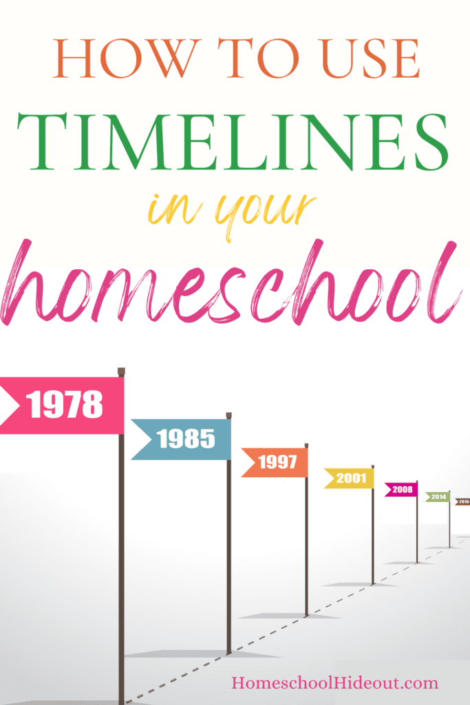 Love these ideas on how to use timelines in your homeschool.