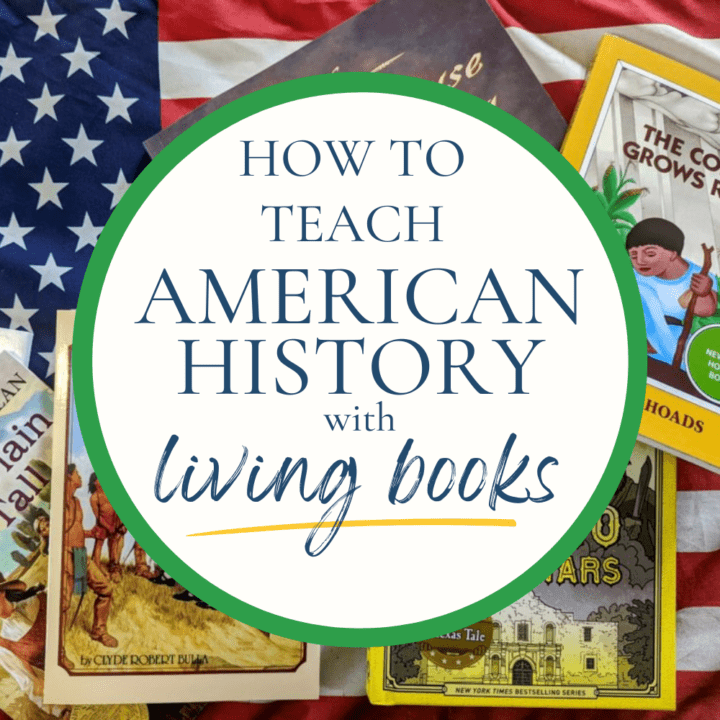 Teaching American history with living books has transformed history lessons for us. No more boring textbooks! My kids are LOVING it!