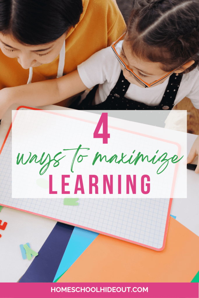 Looking for ways to maximize learning while homeschooling? These tips are AWESOME!