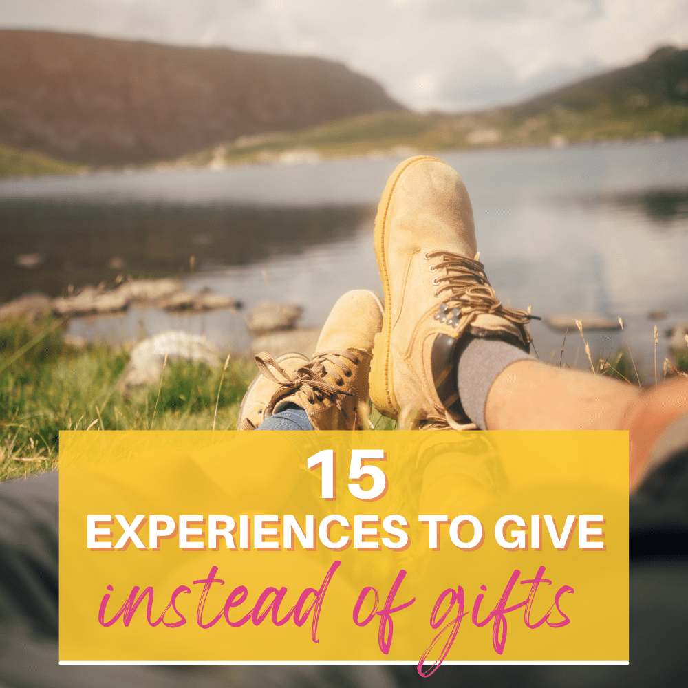 Love love love this list of experiences to gift instead of the usual clutter!