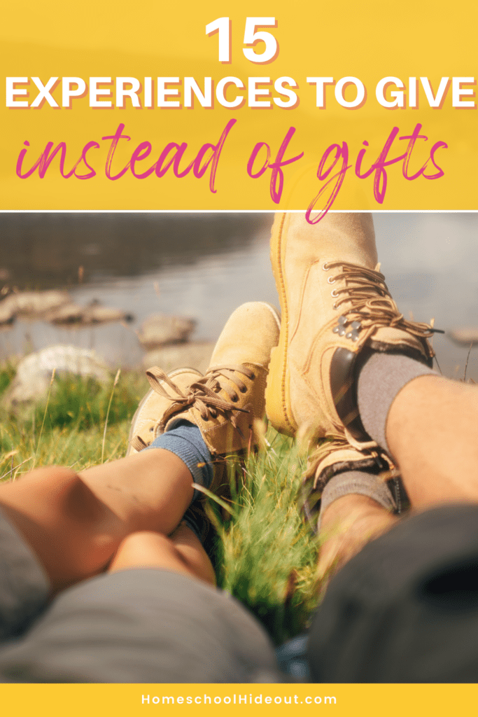 Love love love this list of experiences to gift instead of the usual clutter!