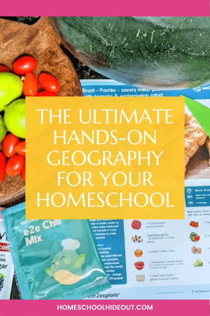 My FAVORITE way to teach geography in our homeschool is with the eat2explore box. It takes us all around the world and is SO much fun!