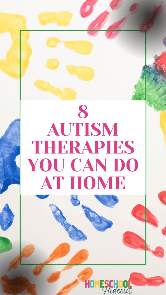 This is a great list of Autism therapies you can do at home! SO helpful.