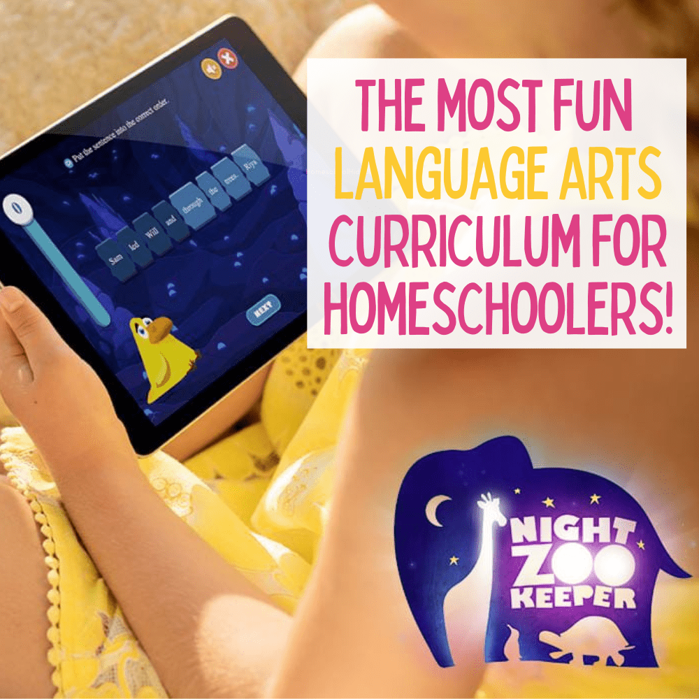 Night Zookeeper is the easiest way to simplify language arts in your homeschool. Emersyn is OBSESSED with it!