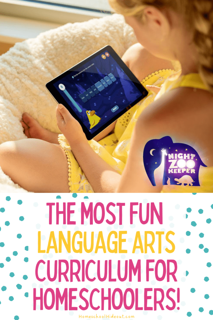 Night Zookeeper is the easiest way to simplify language arts in your homeschool. Emersyn is OBSESSED with it!