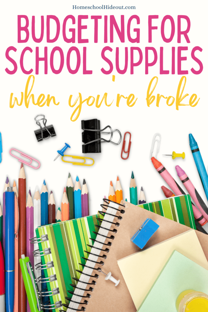 Budgeting for school supplies can be hard in threse tough times. I love these ideas!