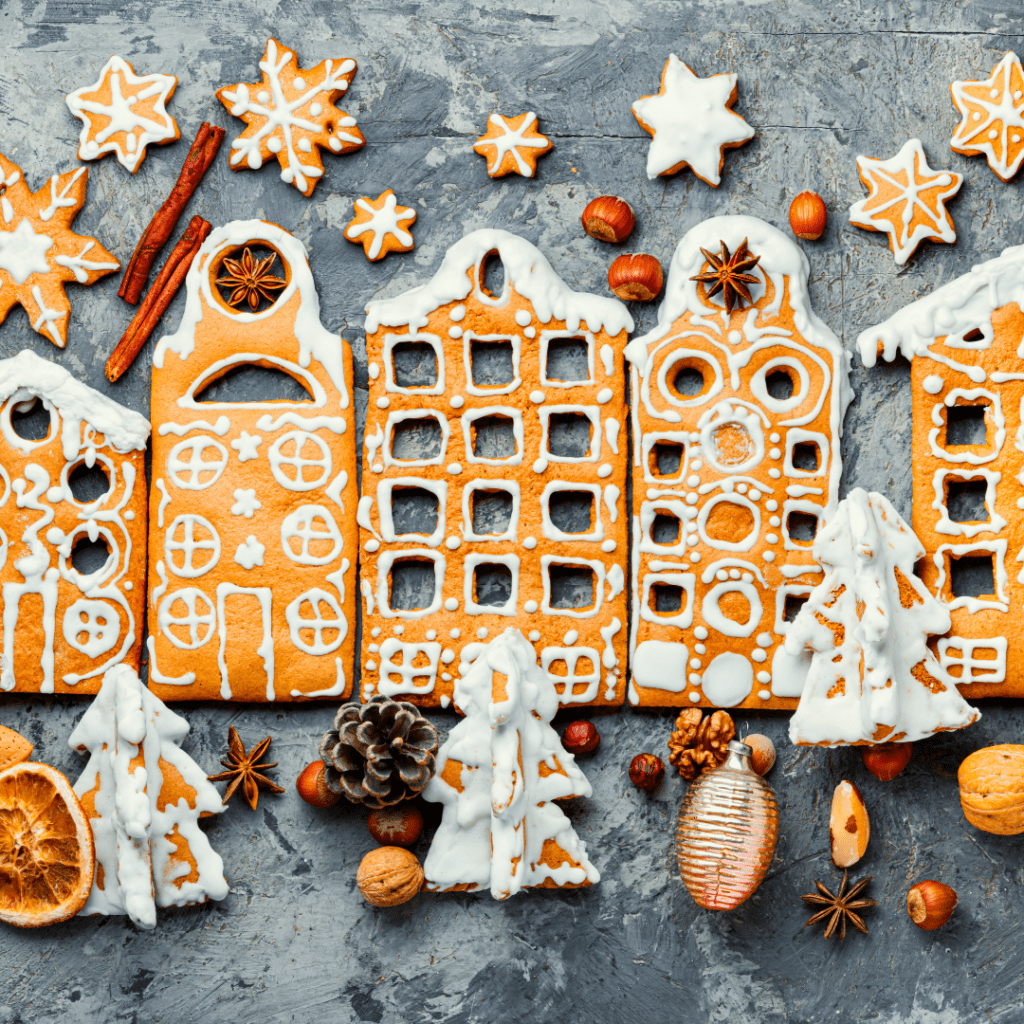 Who knew it was so much fun to make a gingerbread house from scratch!?!