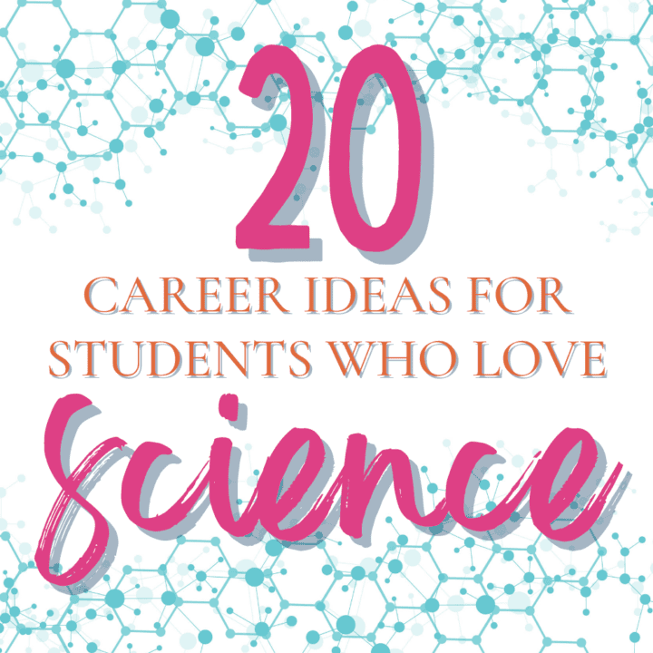 Love these ideas for career options for students who love science!