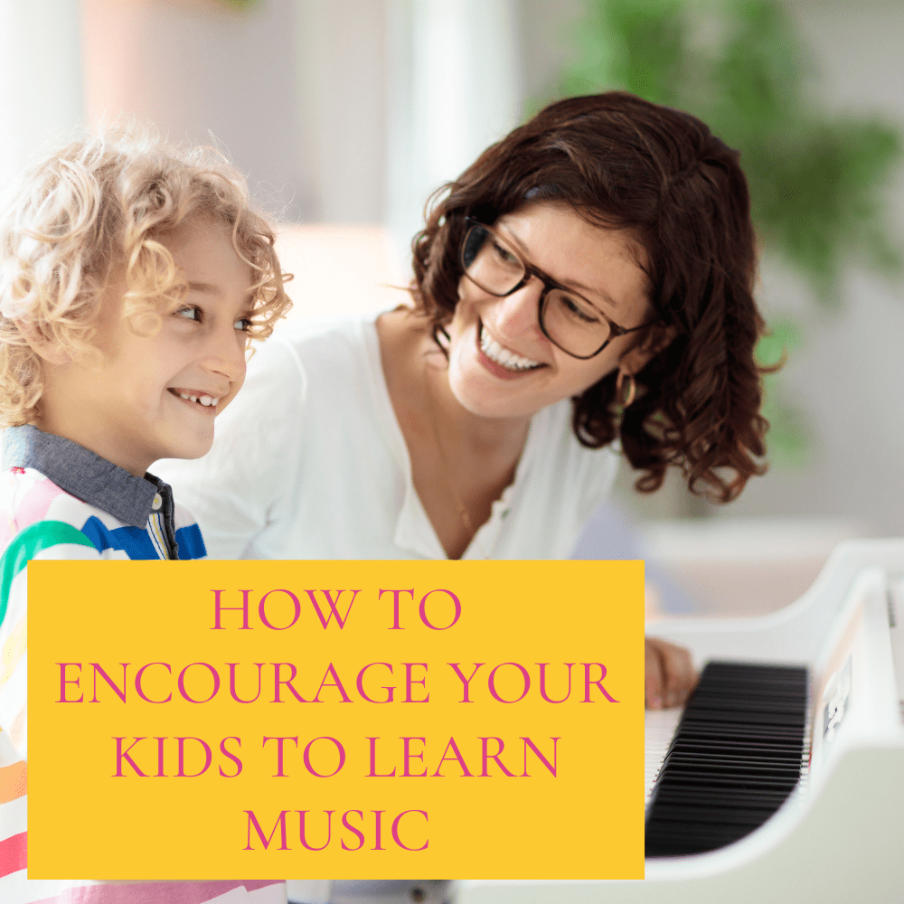 Love these ideas to encourage your kids to learn music.