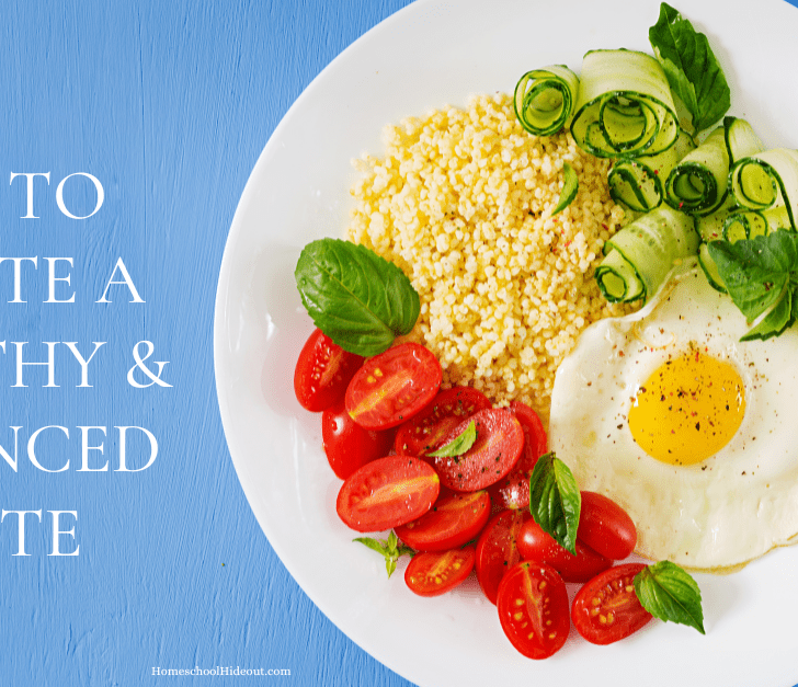 I'm loving these easy to use tips for creating a healthy and balanced plate!