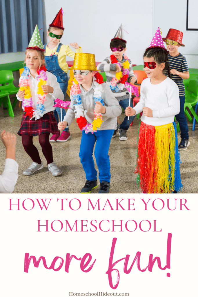Love these tips on how to make your homeschool more fun!