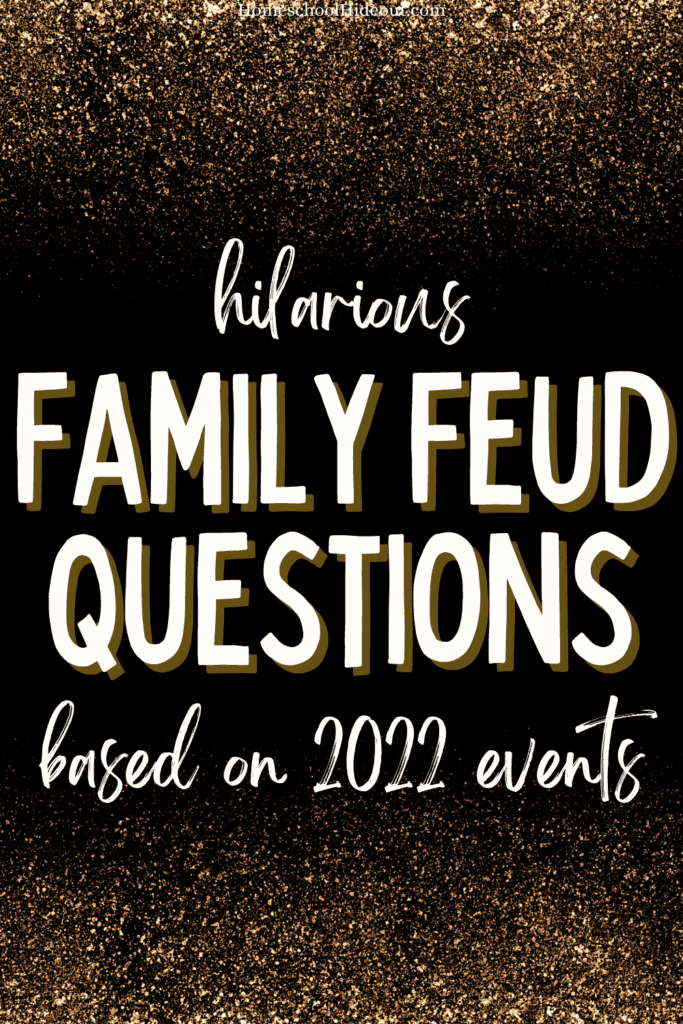 If you're looking for a fun game for your upcoming party, these printable 2022 New Year's Eve Family Feud Questions are IT!