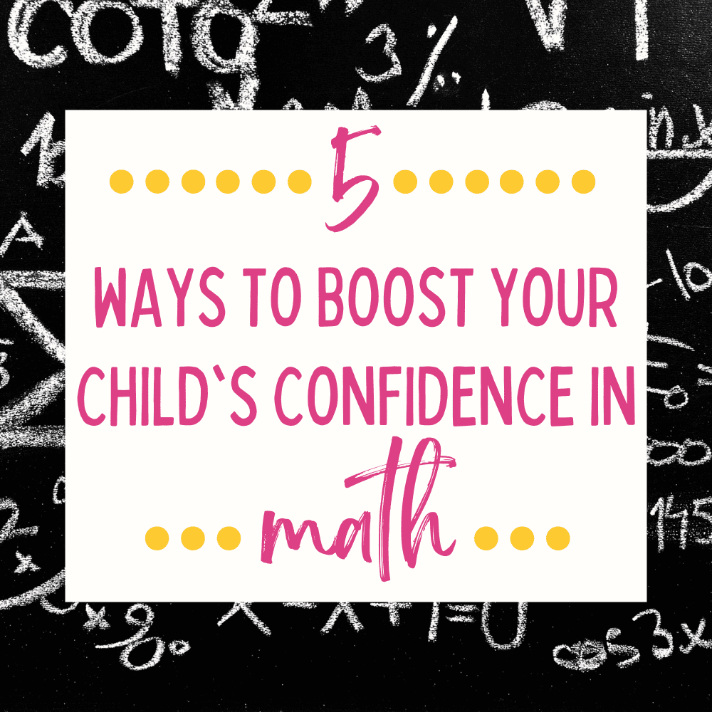 These easy tips to grow your child's confidence in math are SO helpful! Especially #4.