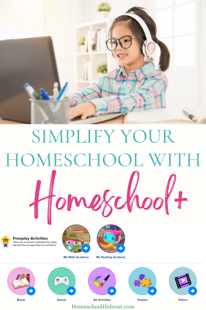 Learning with Homeschool+ takes the stress out of homeschooling my littles!