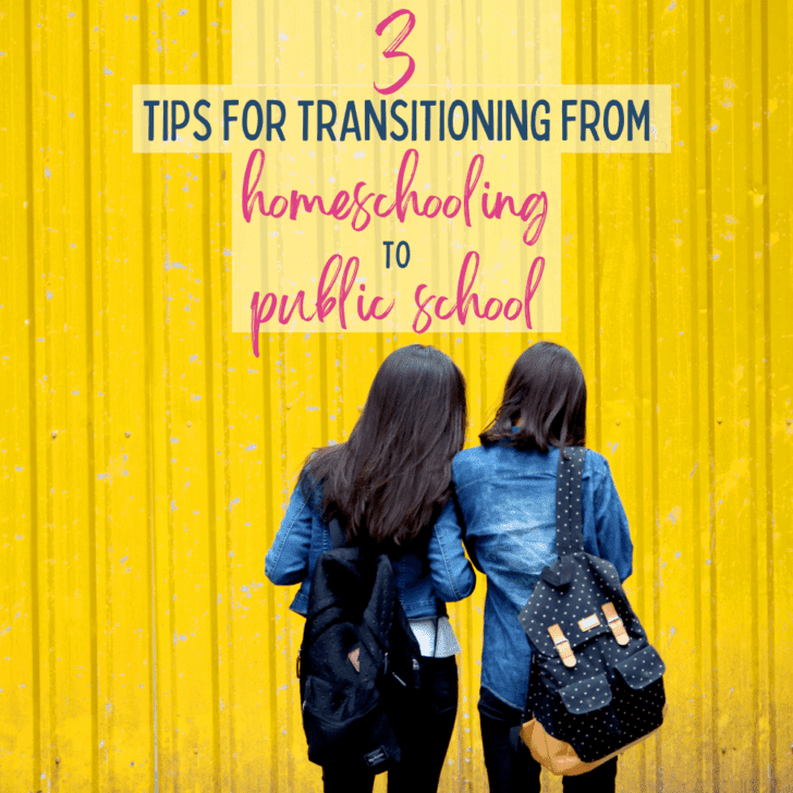 Going from homeschooling to public school? These tips can help!