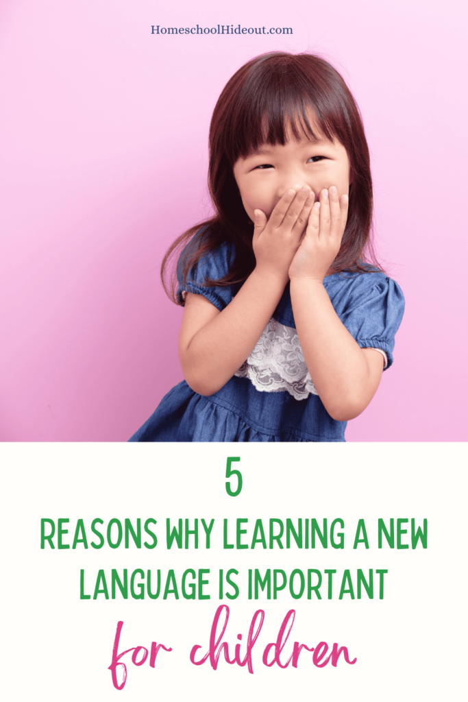 Learning a new language is important for kids but ever wonder why? 