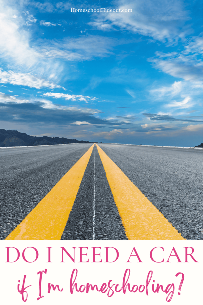 Do I need a car if I'm homeschooling?
Love these points to consider.