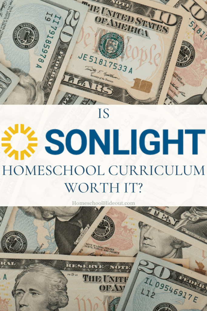 When people ask me "Is Sonlight homeschool curriculum worth it?" I just chuckle and say "Worth every darn penny."