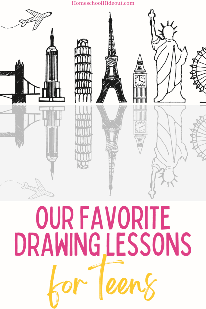 Sparketh lessons are perfect to teach drawing for teens!