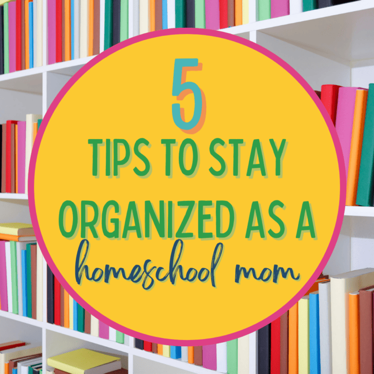 Loving these tips to stay organized as a homeschool mom!