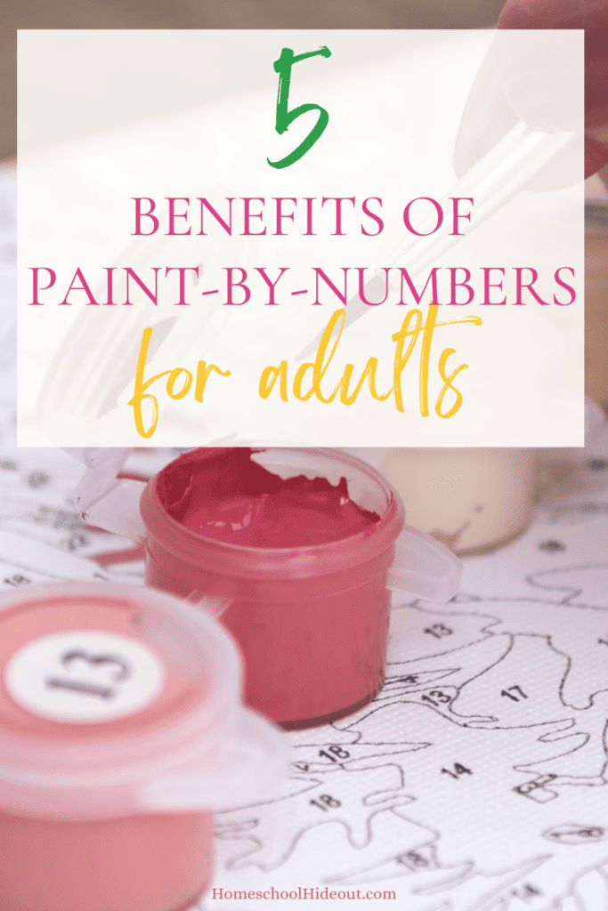 Who knew there were so many benefits of paint by numbers?