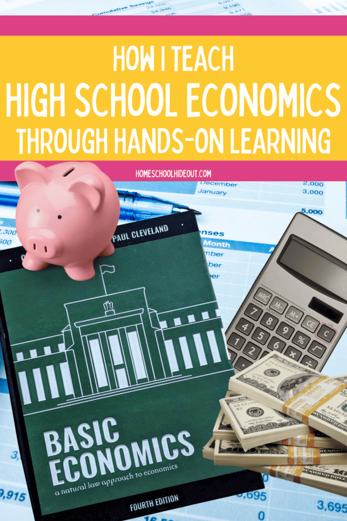 We love this online economics for homeschoolers.