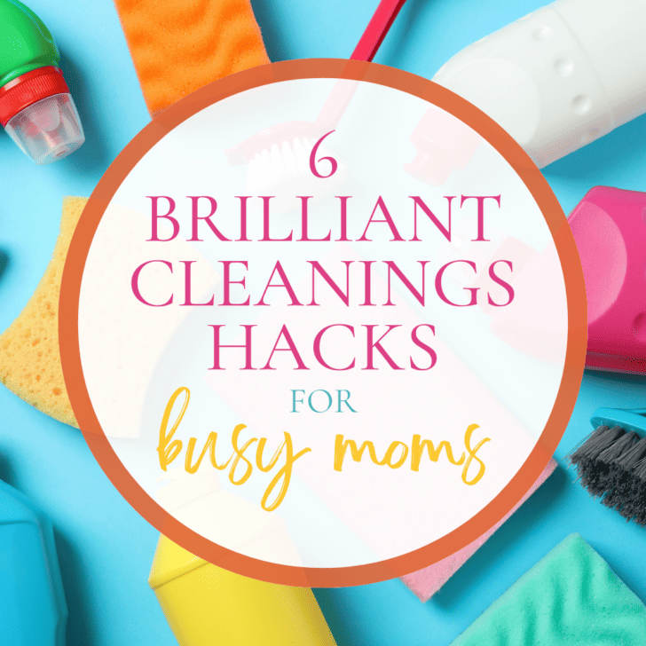 I love these cleaning hacks for busy moms.