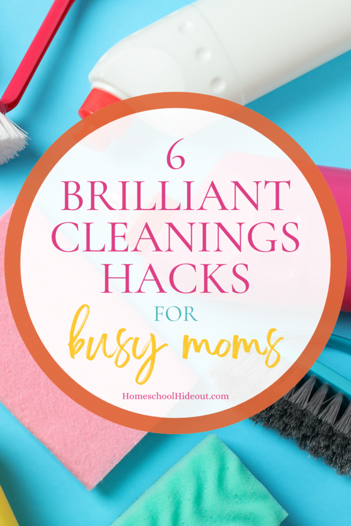I love these cleaning hacks for busy moms.