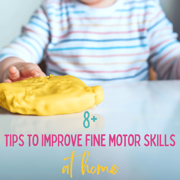 Improve fine motor skills at home with these easy activities!