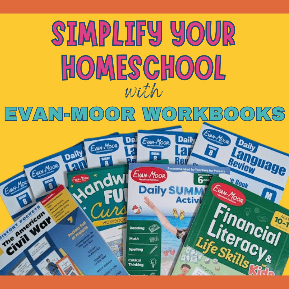 Simplify your homeschool with Evan-Moor workbooks on Carson Dellosa!
